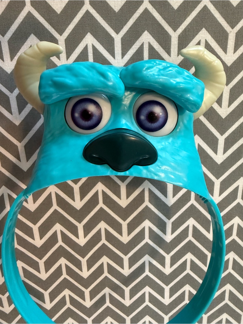 Disney Parks Pixar Monsters Inc Sulley Light Up Moving Eyes Headband Ears